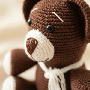 Urso Marrom Manta - Artesanato e Personalizados