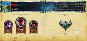 Conta Prata 3 (Borda Platina) - League of Legends LOL