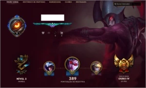 Vendo Gold 4 Borda Platina - League of Legends LOL
