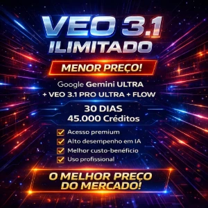 Google Gemini Ultra / 45K Créditos VEO 3.1 Flow / 30 Dias  - Assinaturas e Premium