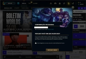 Conta Ouro 1 com 25 Champs e 4 Skins + 8 Fragmentos - League of Legends LOL