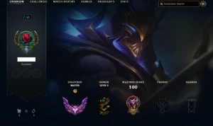 Conta mestre lol - League of Legends