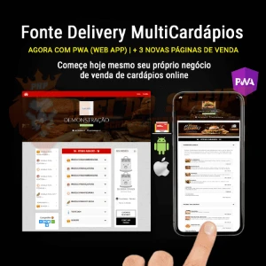 Script Delivery Php 7.x Multicardapios PWA Integração Whats