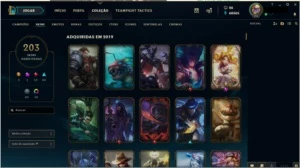 Conta LOL PLAT 2 Com 202 skins + cromas,sentinelas e + - League of Legends