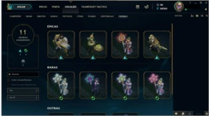 Conta LOL PLAT 2 Com 202 skins + cromas,sentinelas e + - League of Legends