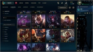 Conta lvl 188 Ouro 3 ex Plat 4 - League of Legends LOL
