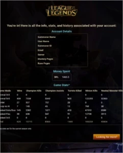 Conta League of Legends (LOL) Gold III, 81 Skins...