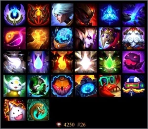 Conta League of Legends (LOL) Gold III, 81 Skins...