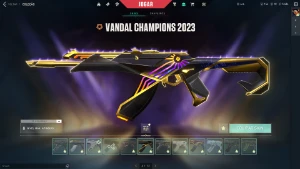 R$3000 Em Skins + Pacote Champions 2022 E Vandal Champions - Valorant