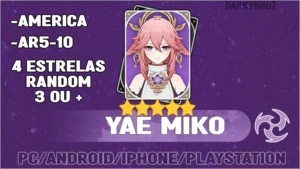 Conta Yae Miko - Genshin Impact