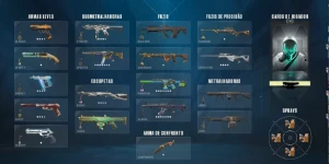 Conta Valorant plat 1 com skins