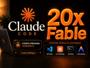 Claude Code 20X - Individual - Acesso no Seu EMAIL - Inteligência Artificial
