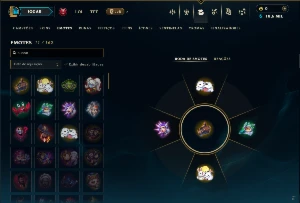 Platina 1 com 30 Champs e 3 Skins - League of Legends LOL