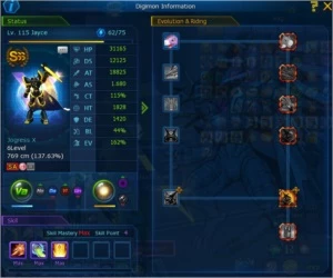 Conta Digimon Master Online  AOX - Digimon Masters Online DMO