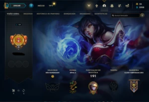 Conta de League of leg. : 55 campeões, 15 skins, 6k de EA - League of Legends LOL