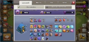 Cv 12 Full 6 construtores + Skins - Clash of Clans
