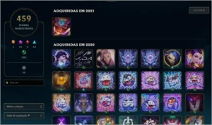 CONTA LEAGUE OF LEGENDS +450 SKINS CHALLENGER 2017 LOL