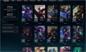 CONTA LEAGUE OF LEGENDS +450 SKINS CHALLENGER 2017 LOL
