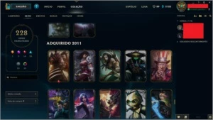 conta vanity da season 2 - League of Legends LOL