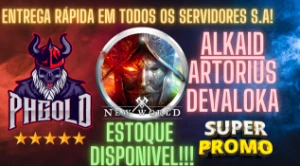 GOLD NEW WORLD ALKAID DEVALOKA E ARTORIUS | ENTREGA IMEDIATA