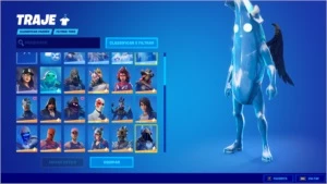 conta 78 skins com passe de batalha 3 quase completo - Fortnite