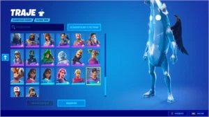 conta 78 skins com passe de batalha 3 quase completo - Fortnite