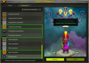 Enu - 12.417 Sucessos - Escudo Batalhador -8 Anos de Veteran - Dofus