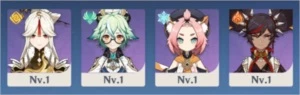 VENTI C1 + KEQ + KLEE + CHILDE - Genshin Impact