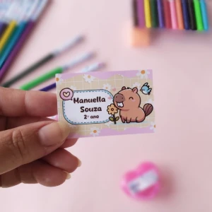 Etiqueta Escolar Personalizada — Kit 60 Peças