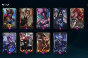 Conta Mono Seraphine/Nivel 573/ Muitas Skins,Cromas,Icones+ - League of Legends LOL