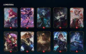 Conta Mono Seraphine/Nivel 573/ Muitas Skins,Cromas,Icones+ - League of Legends LOL