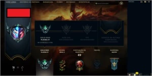 Conta smurf plat 4 - lol - league of legends