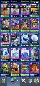 CONTA CLASH ROYALE ANTIGA