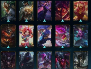 Conta League of Legends (161 skins, all champs, propria) LOL