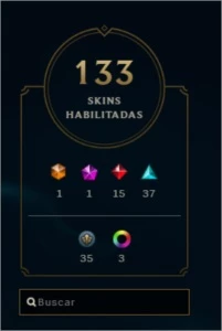 Conta Level 264/Com Kayle Juiza e 133 Skins e 141 Champs - League of Legends LOL