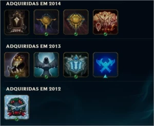 Conta Level 264/Com Kayle Juiza e 133 Skins e 141 Champs - League of Legends LOL