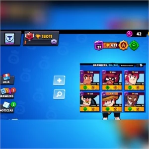 Conta do Brawl Stars 18.000 troféus
