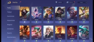 Conta Arena of Valor - AOV - League of Legends: Wild Rift LOL WR