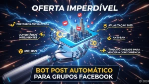 Autopost Facebook 100% antiban AUTLIZADO 2025 - Redes Sociais
