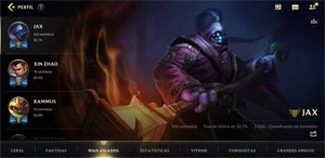 Conta LOL WILD RIFT - League of Legends: Wild Rift LOL WR