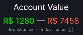 Contas com um total de mais de 1500 jogos - Outros