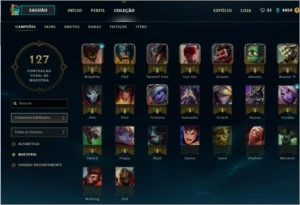 Conta platina ! - League of Legends LOL