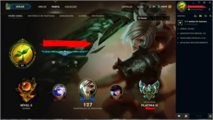 Conta platina ! - League of Legends LOL