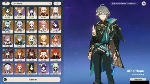 Conta END GAME~ AR 60~ 40 Tier 5 ~ 9 perso com Bis - Genshin - Genshin Impact