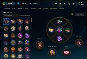 Conta Lol Diamante 2 - 397 skins - League of Legends
