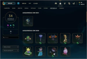 Conta Lol Diamante 2 - 397 skins - League of Legends