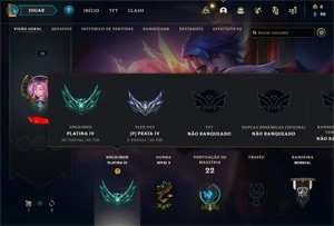 Conta Platina IV Main ADC - League of Legends LOL