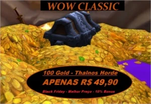 WOW CLASSIC 1000 GOLD (1K GOLD ) THALNOS - HORDE - Blizzard