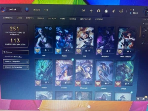 Conta Lol lux elementalista - League of Legends
