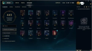 Conta League of Legends Platina V 107 Champs LOL